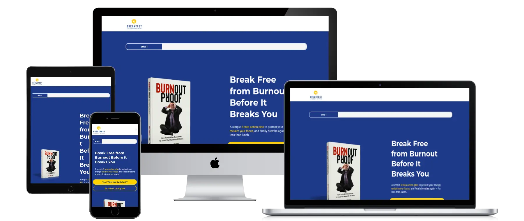 Burnout Proof Funnel & Lead Gen Platform code racks Porfolio