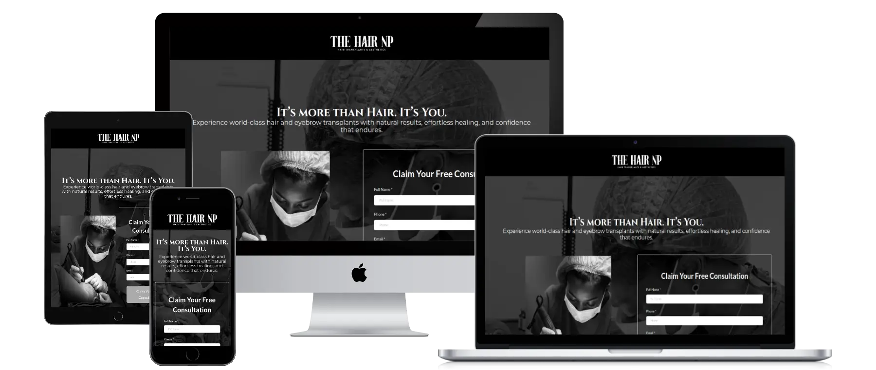 The Hair NP code racks Porfolio